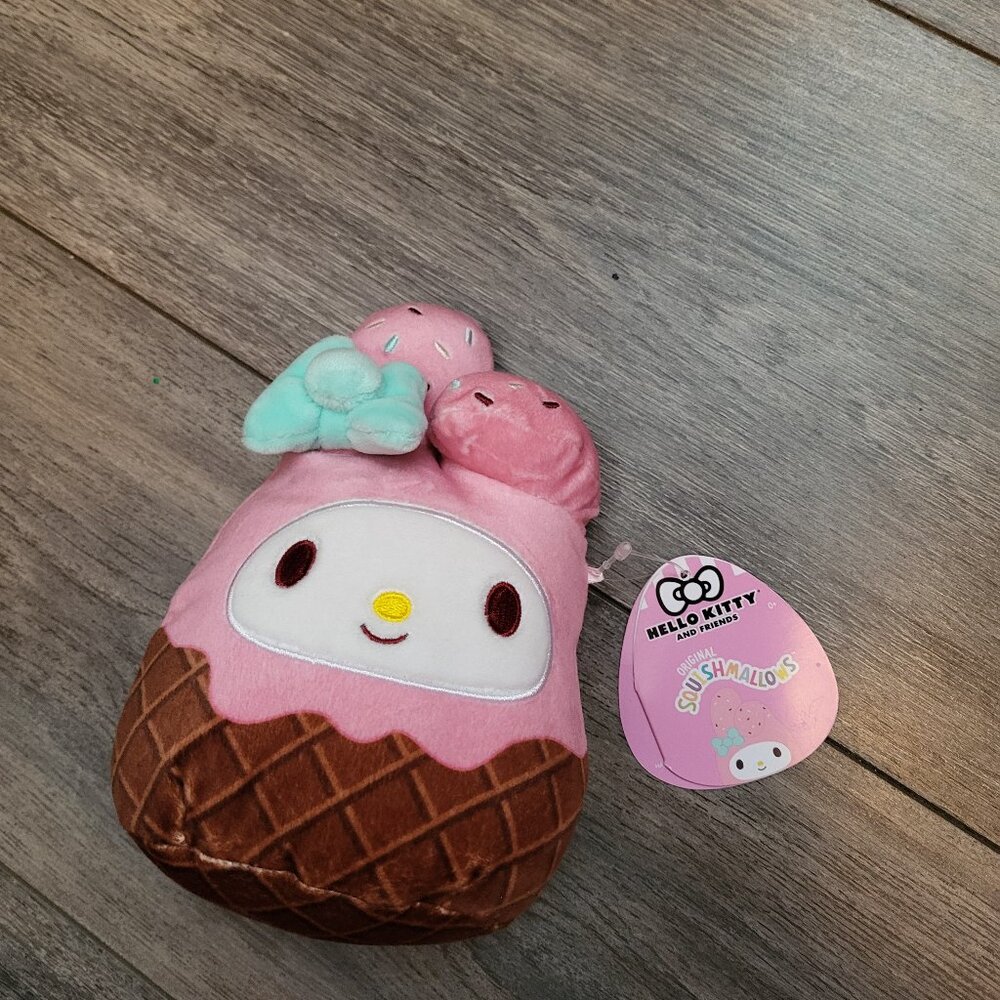 My Melody Icecream Squishmallow Plushie WITH TAGS